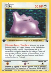 Ditto - 3/62 - Holo Rare - 1st Edition
